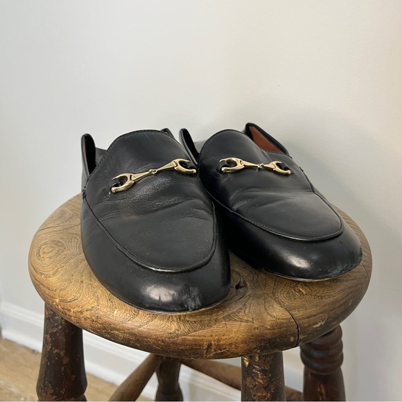 Coach Hayley Leather Loafers in Black Size 11 - Picture 4 of 9